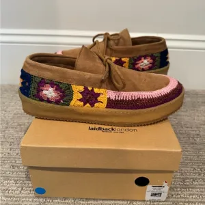 Free People Laidback London Crochet Moccasin