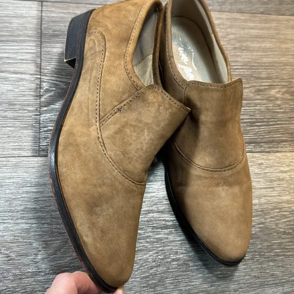 Free people leather flats/loafers size 41 (d180)