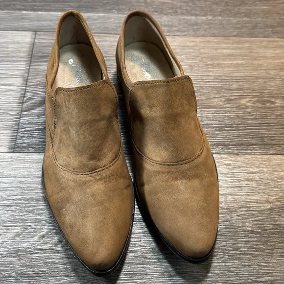 Free people leather flats/loafers size 41 (d180)