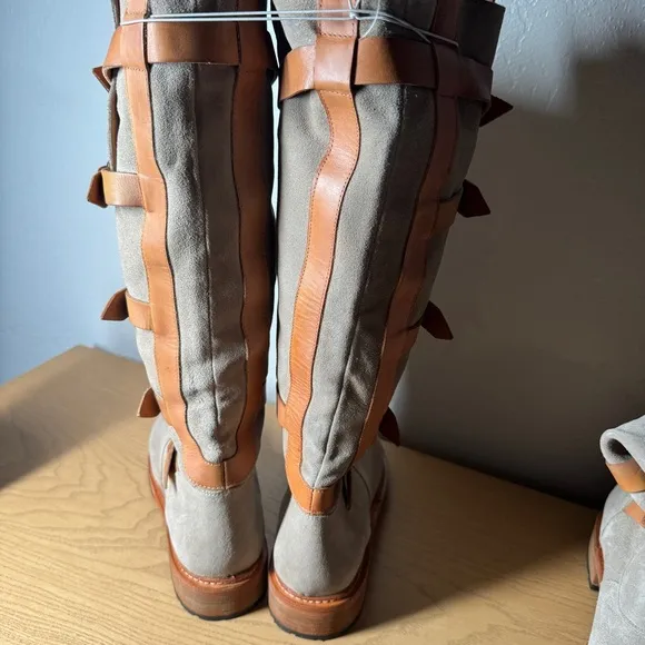 Free People Tristie Buckle Boots new size 7 leather strappy‎ Vivian