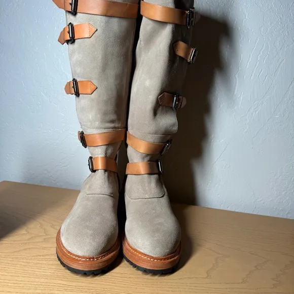 Free People Tristie Buckle Boots new size 7 leather strappy‎ Vivian