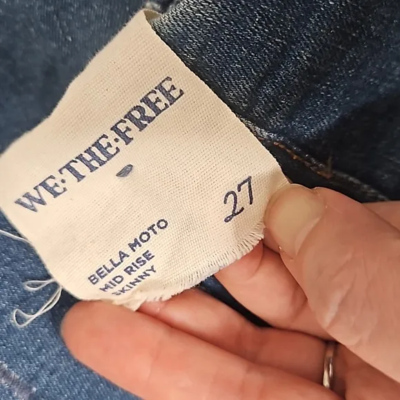 Free People We The Free Bella Moto High-Rise Skinny Jeans Prophecy