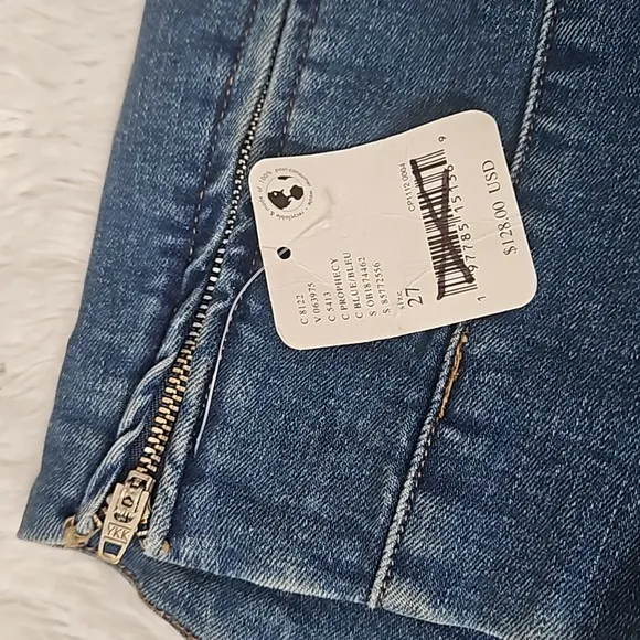 Free People We The Free Bella Moto High-Rise Skinny Jeans Prophecy