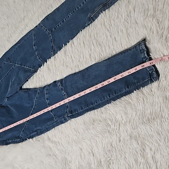 Free People We The Free Bella Moto High-Rise Skinny Jeans Prophecy