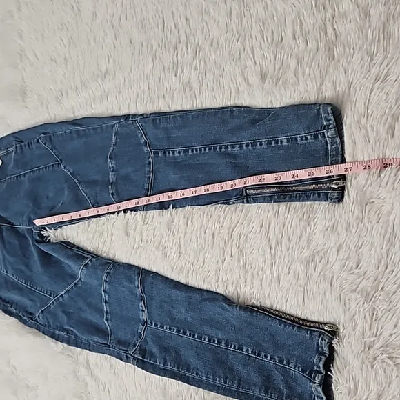 Free People We The Free Bella Moto High-Rise Skinny Jeans Prophecy