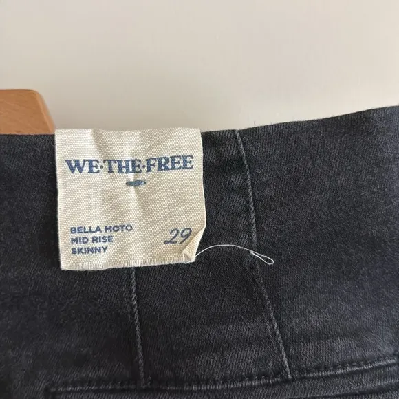 Free People We The Free Bella Moto High-Rise Skinny Jeans