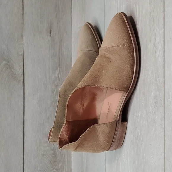 Free People Womens Royale Flat Side CutOut Ankle Boots shoes sz 37/6.5-7