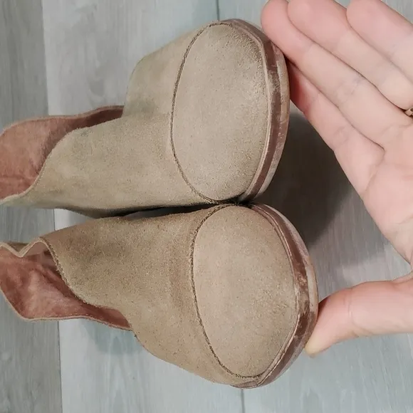 Free People Womens Royale Flat Side CutOut Ankle Boots shoes sz 37/6.5-7