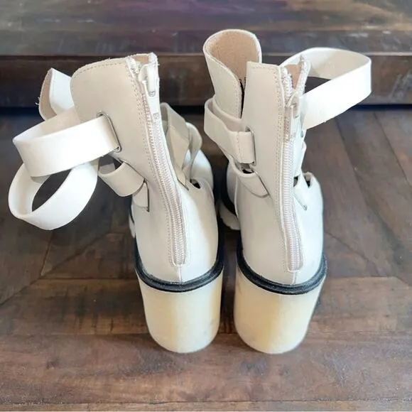 Free People Jesse Cutout Heeled Lug Boots