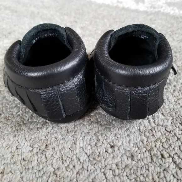 Freshly Picked Black Leather Moccasins