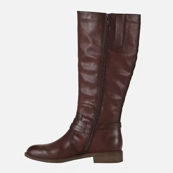 Frye &amp; Co Womens GIBSON REDWOOD flat heel riding boots