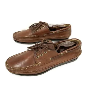 Frye Boat Shoes Leather Lace Loafers Sully Mason Camp Moc Men’s 12 - 80470