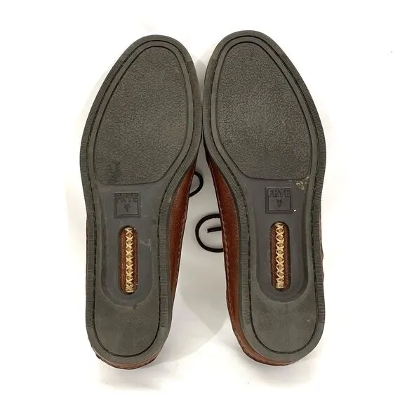 Frye Boat Shoes Leather Lace Loafers Sully Mason Camp Moc Men’s 12 - 80470