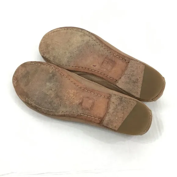 FRYE | Leather Studded Ballerina Flats