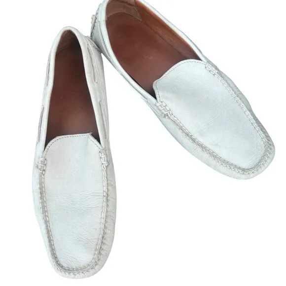 Frye Men's Venetian Sand Leather Slip On Driving Moccasins Loafers Size 10.5