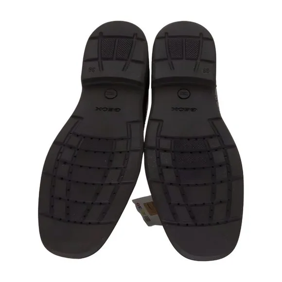 Geox Boy's Federico 9 Dress Oxfords Black Size 6 Big Kid