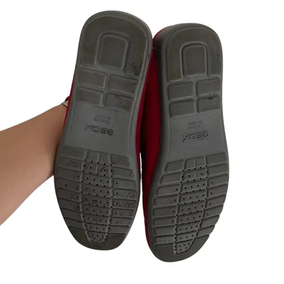 Geox Respira U Tivoli Men Slipper Moccasin Red Size EU 40/US 7