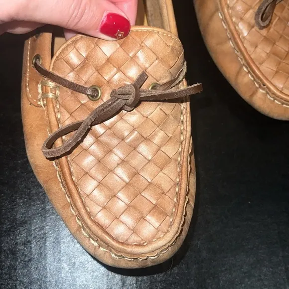 G.H. Bass &amp; Co. Women’s Woven Leather Bass Winnie Moccasins