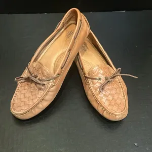 G.H. Bass &amp; Co. Women’s Woven Leather Bass Winnie Moccasins