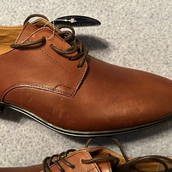 Giorgio Brutini Brown Leather Oxfords Dress Shoes Men's Size 8.5 M
