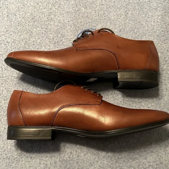 Giorgio Brutini Brown Leather Oxfords Dress Shoes Men's Size 8.5 M