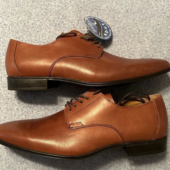 Giorgio Brutini Brown Leather Oxfords Dress Shoes Men's Size 8.5 M