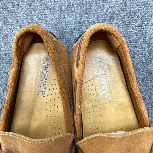 Giorgio Brutini Mens Lightner Suede Moccasins Loafers Size 11