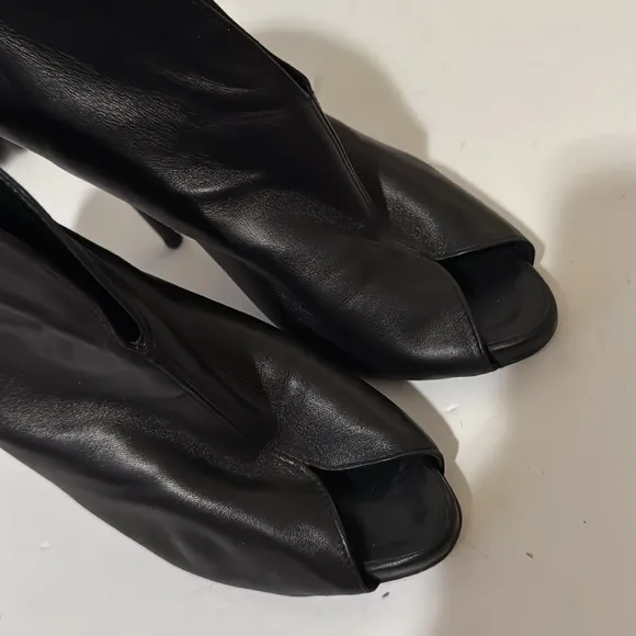 Giuseppe zanotti leather heeled boots