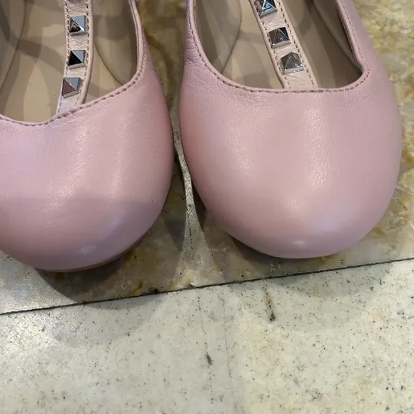 Go girl pink ballet flats with studs size 13