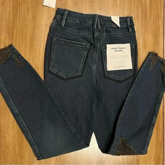 Good American Good Curve Skinny Jeans BLUE 859 ~ Size 2 / 26