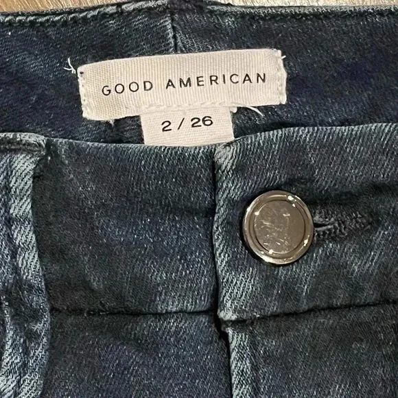 Good American Good Curve Skinny Jeans BLUE 859 ~ Size 2 / 26