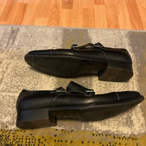 Gordon Rush Black Leather Oxfords Timeless Style