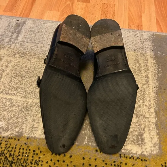 Gordon Rush Black Leather Oxfords Timeless Style