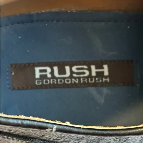 Gordon‎ Rush Woods Black Textured Leather Lace Up Derby Oxford  Shoes. SZ 10.