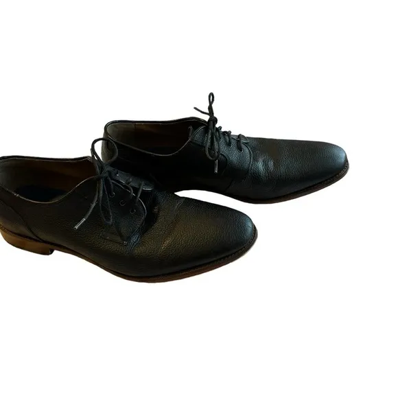 Gordon‎ Rush Woods Black Textured Leather Lace Up Derby Oxford  Shoes. SZ 10.