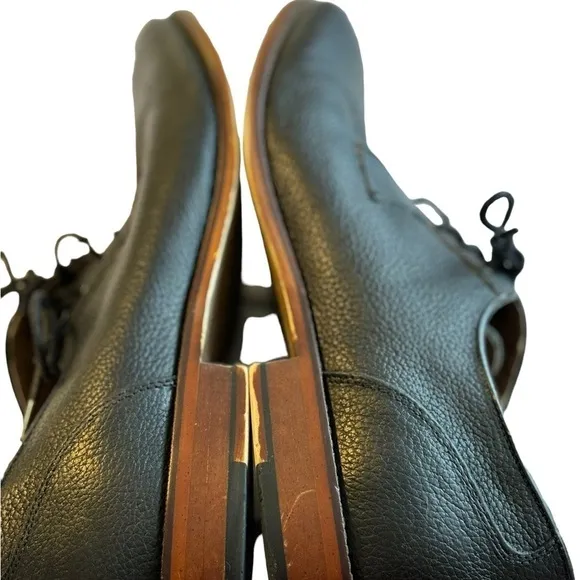 Gordon‎ Rush Woods Black Textured Leather Lace Up Derby Oxford  Shoes. SZ 10.