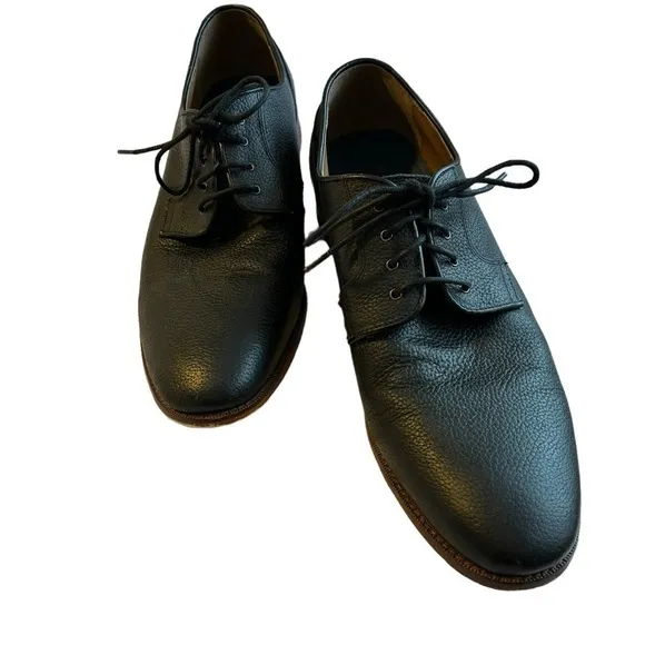Gordon‎ Rush Woods Black Textured Leather Lace Up Derby Oxford  Shoes. SZ 10.