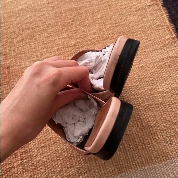 Gucci Pink Loafer Slides​​​​