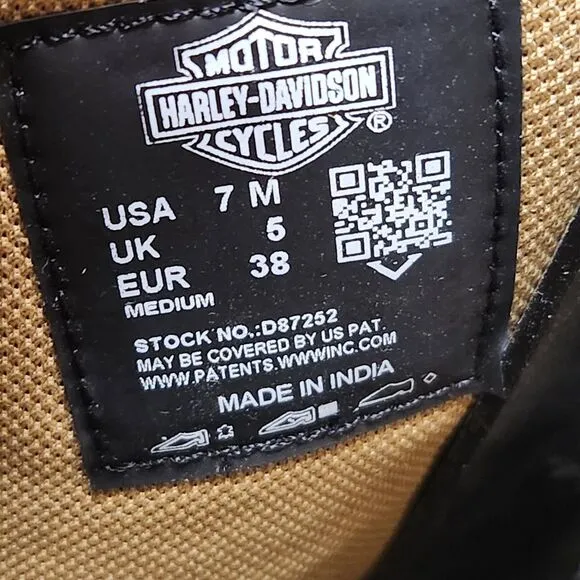 Harley-Davidson Averhill tall pull on boot womens 7