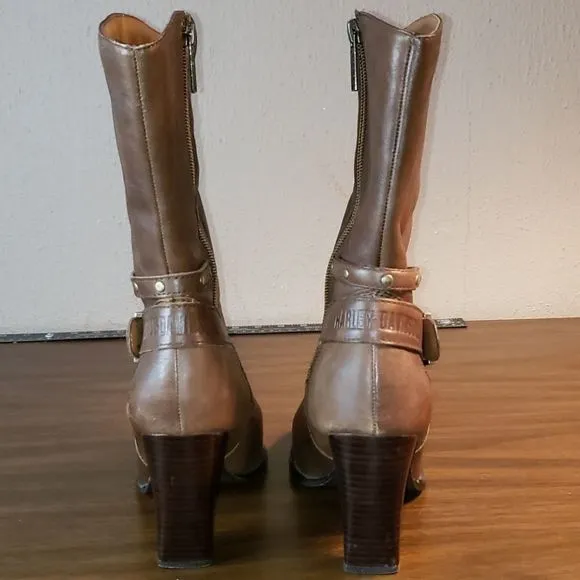 Harley-Davidson Estelle After Riding Heeled Boots Size‎ 8½