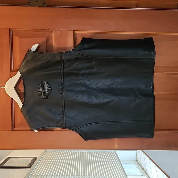 Harley-Davidson Genuine Leather Motorcycle Vest