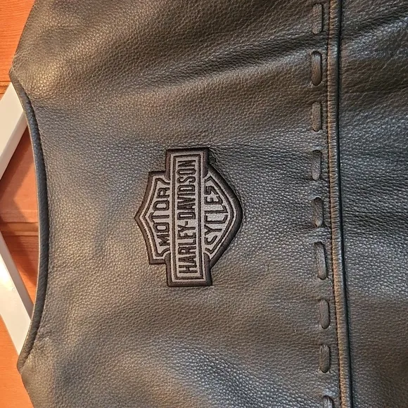 Harley-Davidson Genuine Leather Motorcycle Vest