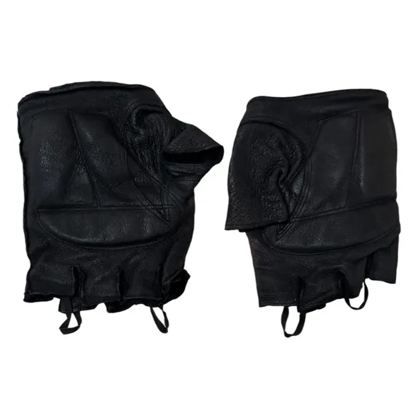 Harley Davidson Helmet Motorcycle Jet Gloss Black Moto Biker Gloves Size XXL
