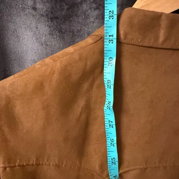Harmony Western Wear | Brown Faux Suede Blazer | Men’s 40 Western Jacket