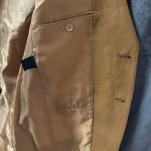 Harmony Western Wear | Brown Faux Suede Blazer | Men’s 40 Western Jacket