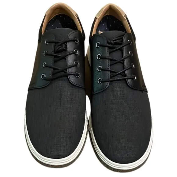 Hawker Rye Black Thorelle Textured Sneaker Shoe Mens Size 10.5 NEW Stitch Fix