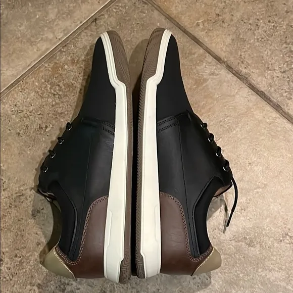 Hawker Rye Black Thorelle Textured Sneaker Shoe Mens Size 10.5 NEW Stitch Fix