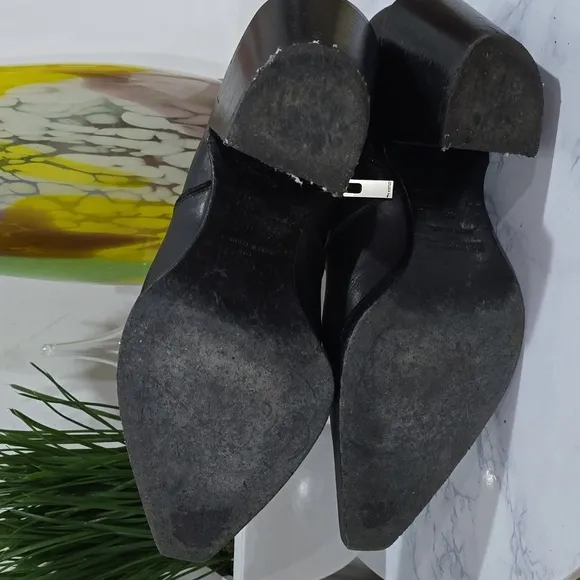 Heeled western- and rock-style boots