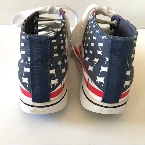 Heelys Hustle Flag Shoes Youth Size 4