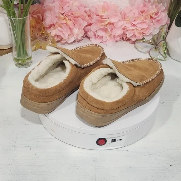 High Sierra Andy Suede Slippers Lined Size 9M